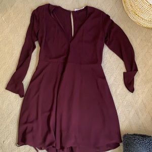 Maroon dress (WORN ONCE)